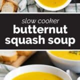 butternut squash soup with text in the middle
