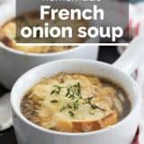 French Onion Soup with text overlay