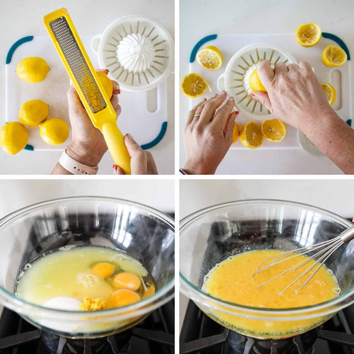 steps to make lemon curd