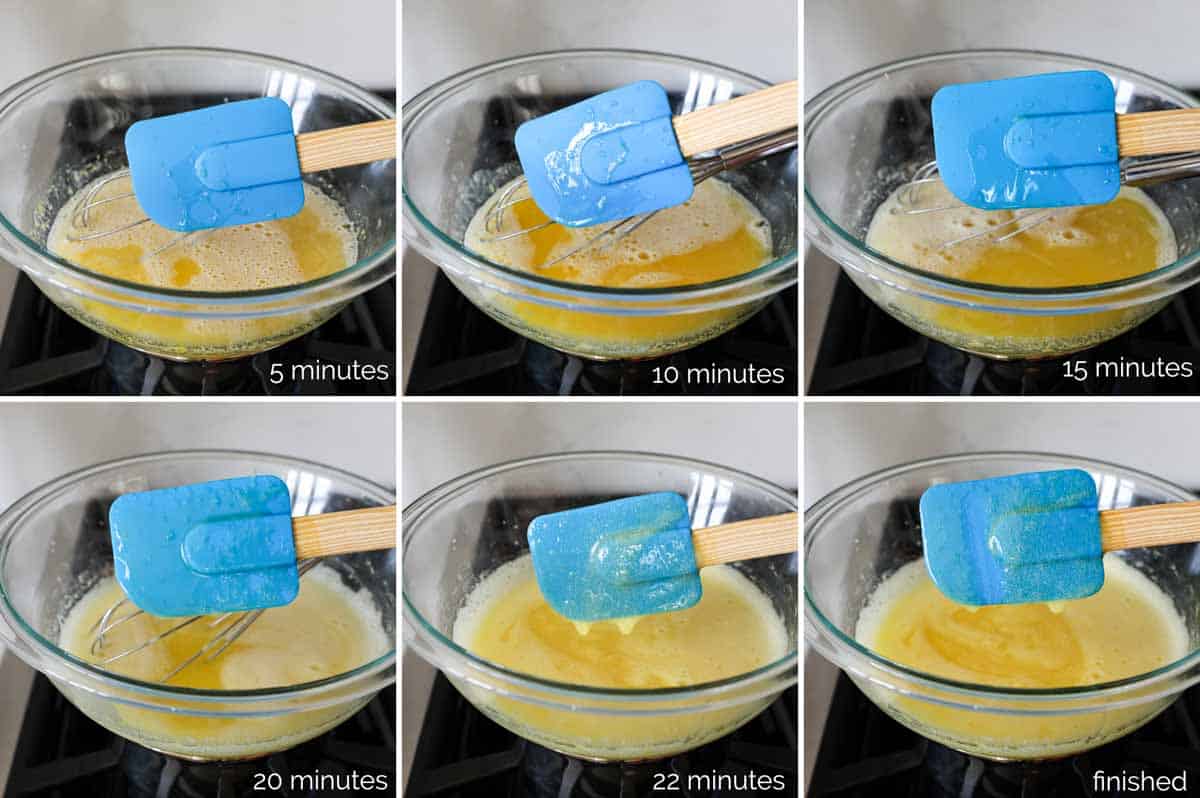 thickening lemon curd