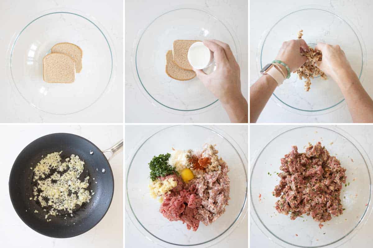 steps for making meatballs