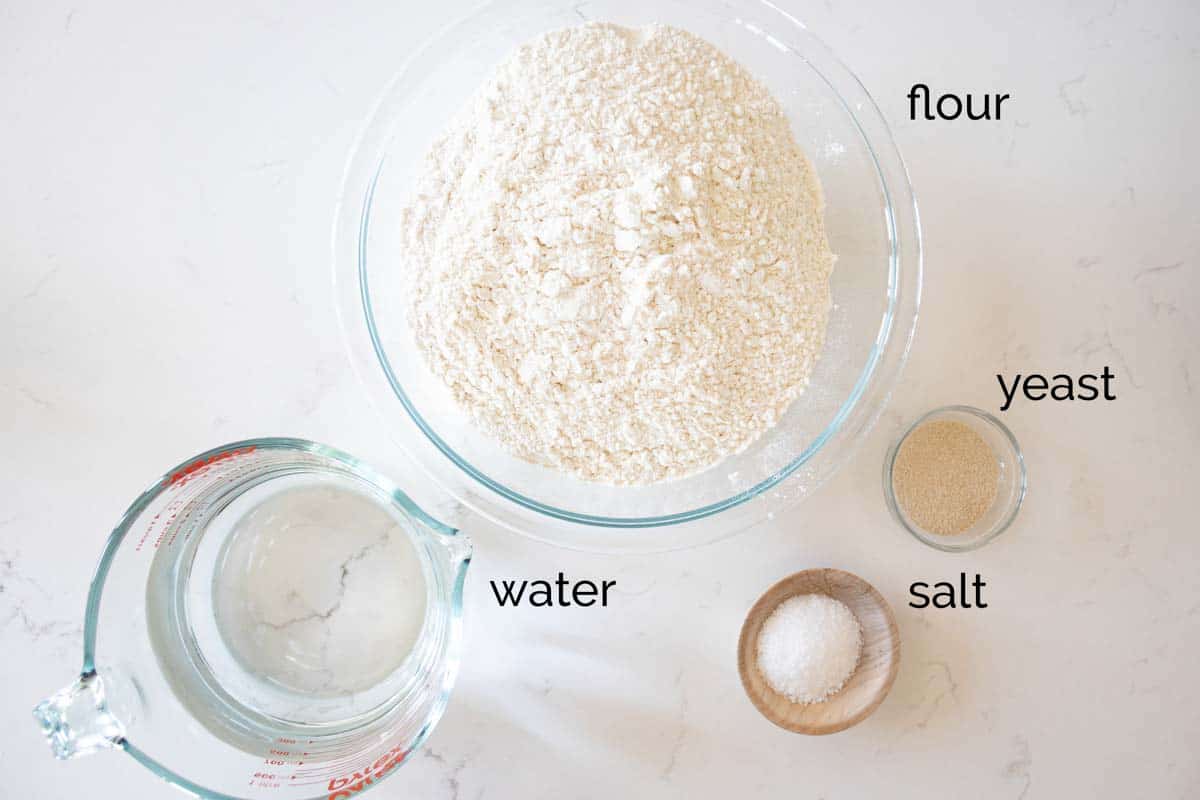 ingredients needed to make artisan bread
