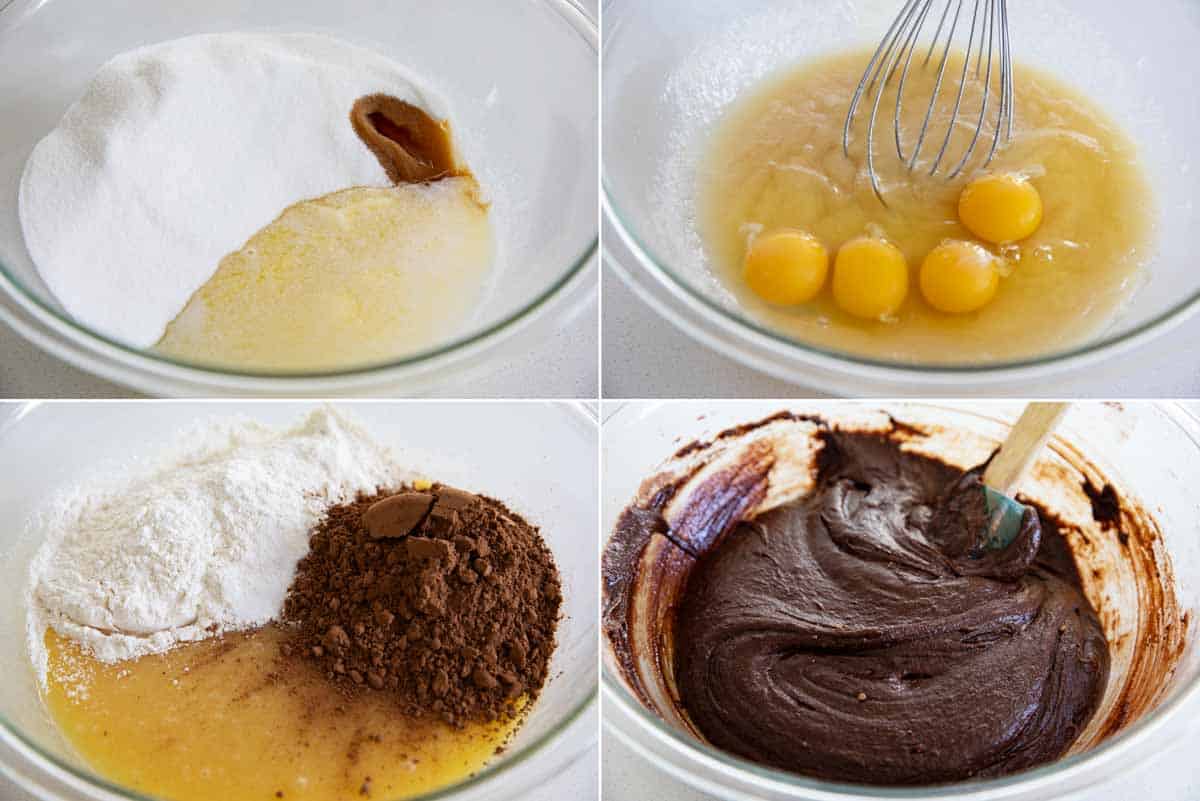 steps to make brownies