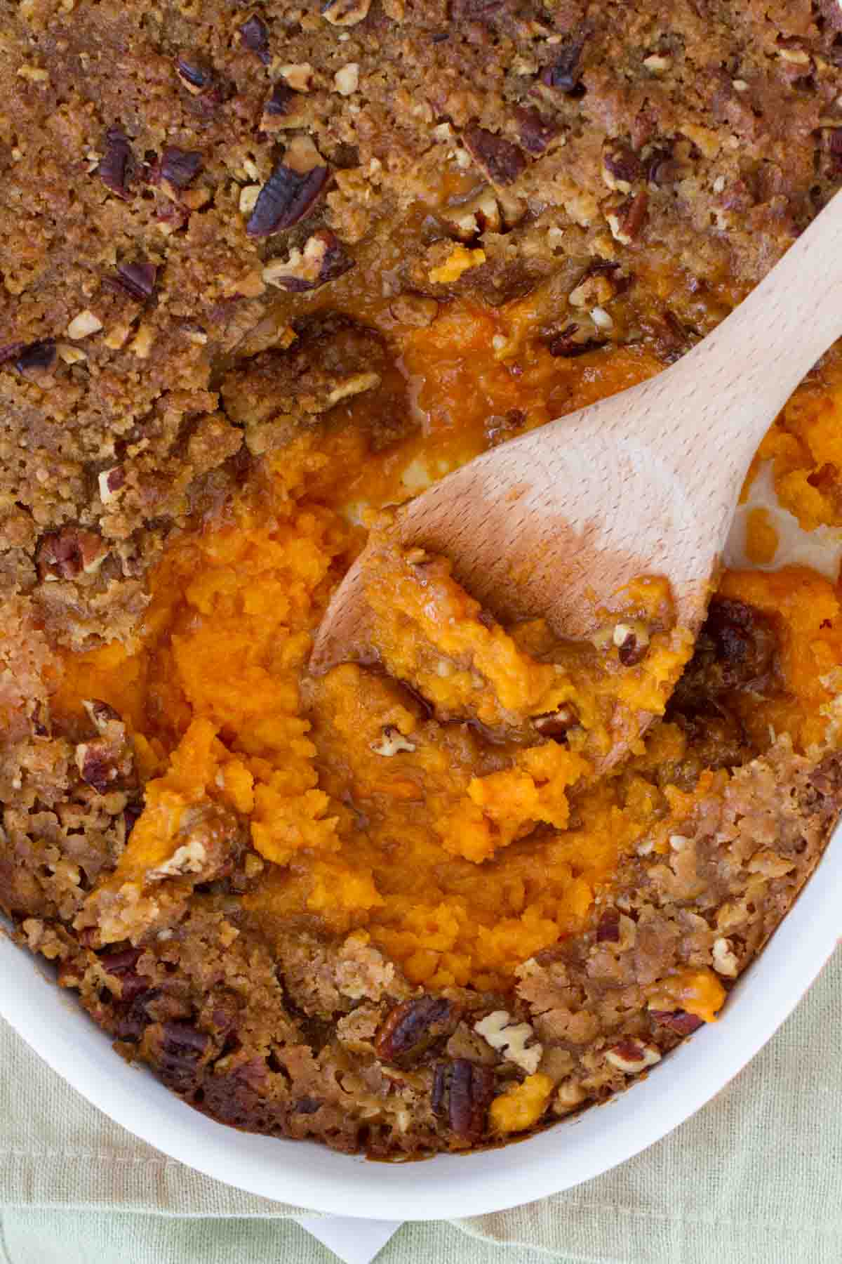 how do you make sweet potato casserole not runny 