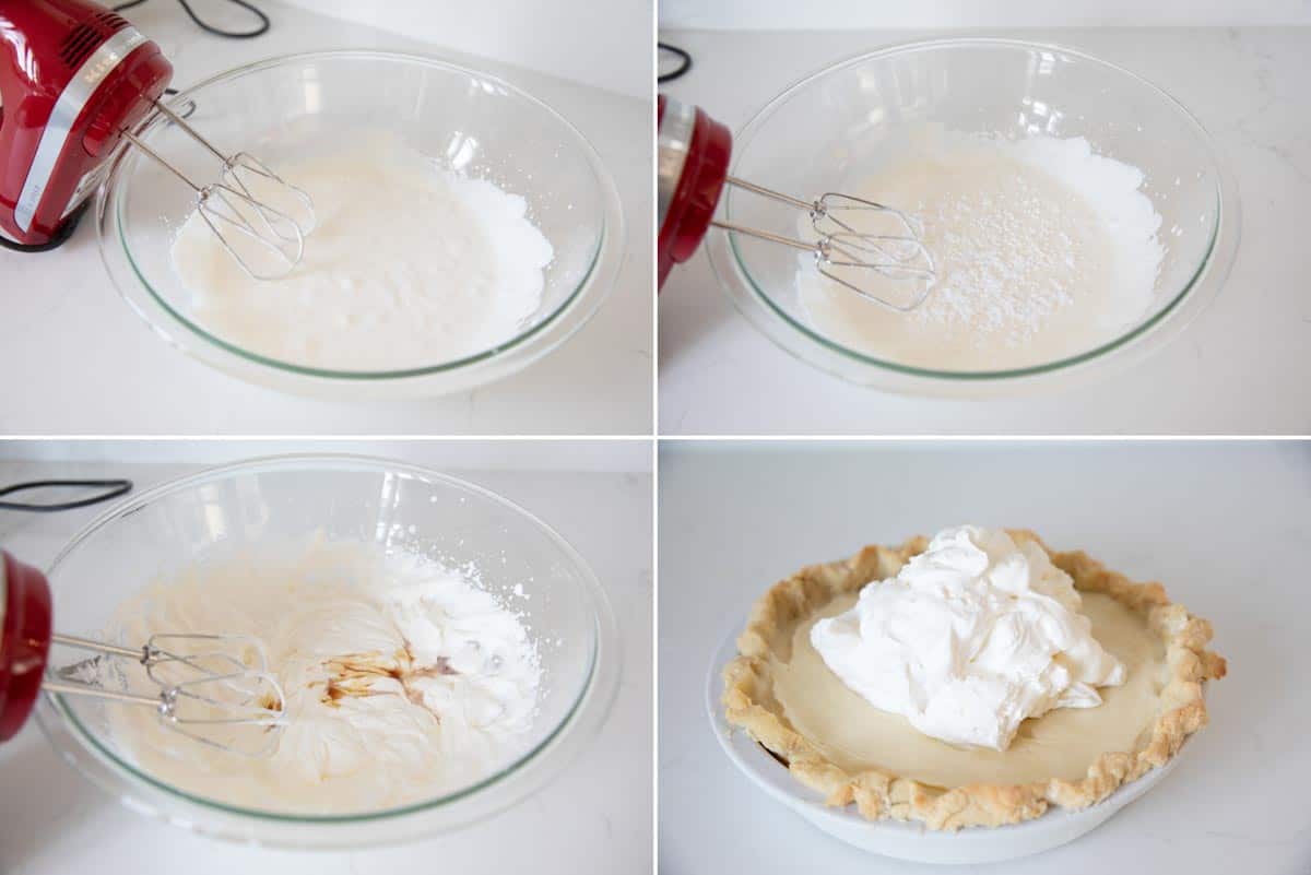 steps to make fresh whipped cream