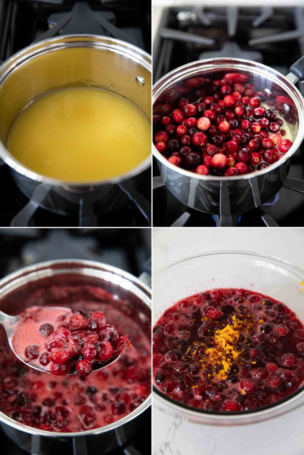 steps to make cranberry sauce