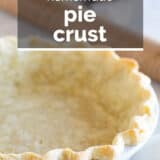 Homemade Pie Crust with text overlay