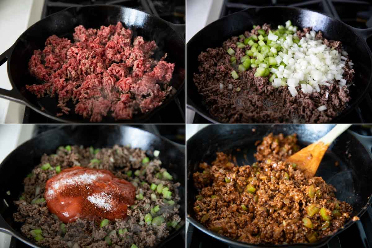 steps for sloppy joe recipe