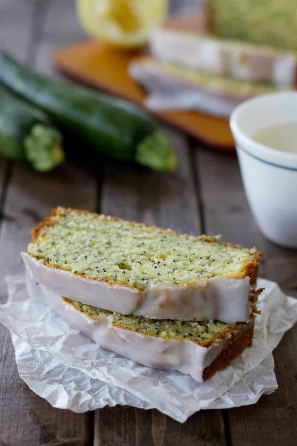 Glazed Lemon Poppy Seed Zucchini Bread Taste and Tell