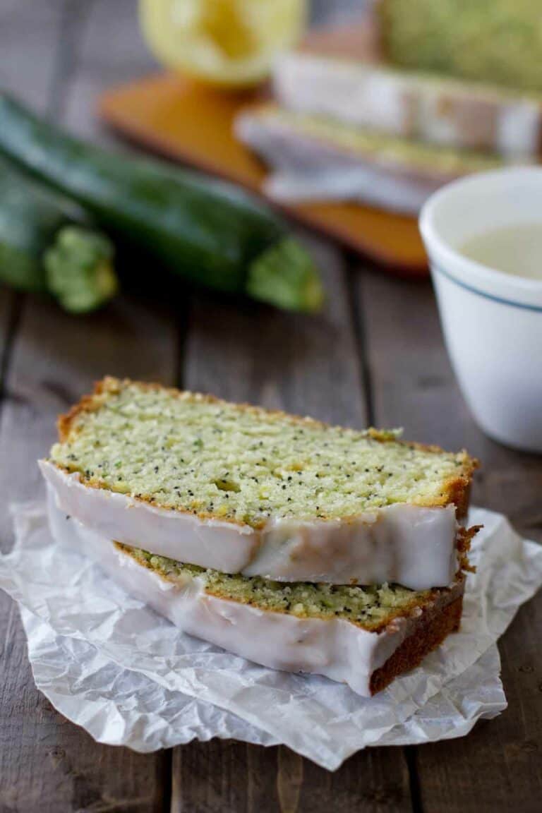 Glazed Lemon Poppy Seed Zucchini Bread Taste and Tell