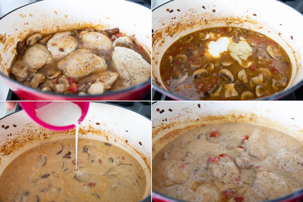 steps to cook mustard chicken