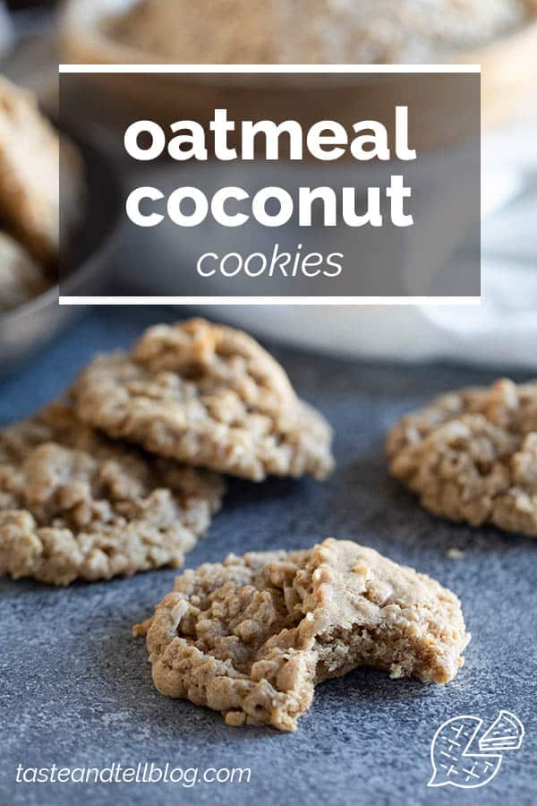 Oatmeal Coconut Cookies Taste and Tell