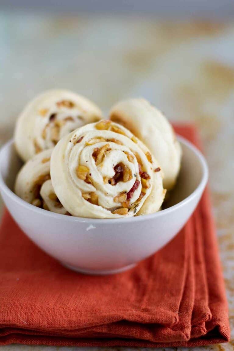 Apple Bacon Pinwheels Taste and Tell