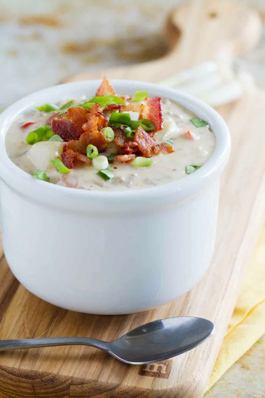 Bacon Cheeseburger Chowder Taste and Tell