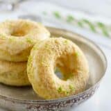 Baked Key Lime Pie Donuts in a dish