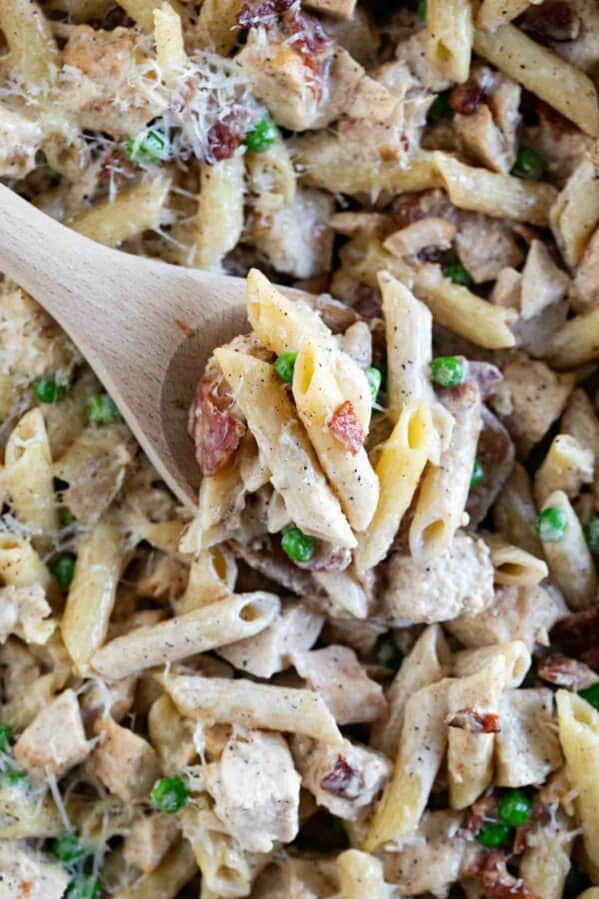 Chicken Bacon Pasta - Taste and Tell