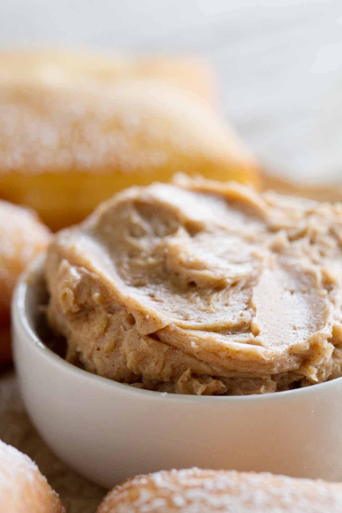 bowl of cinnamon honey butter