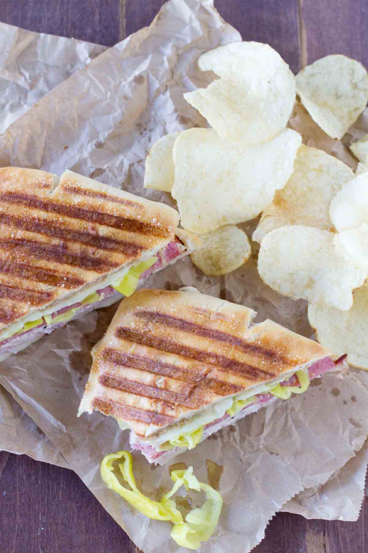 overhead view of Italian Melt