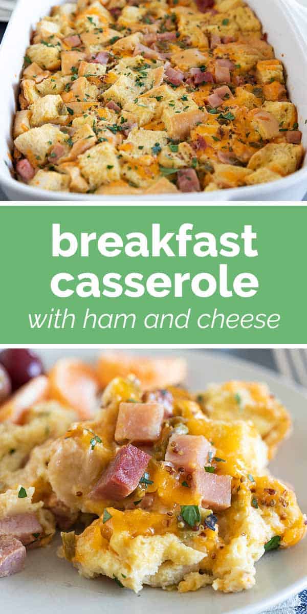Ham and Cheese Easy Breakfast Casserole Recipe Taste and Tell