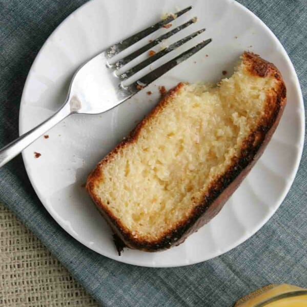 Condensed Milk Toast made from brioche