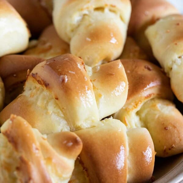 bowl full of Crescent Rolls with Cheese