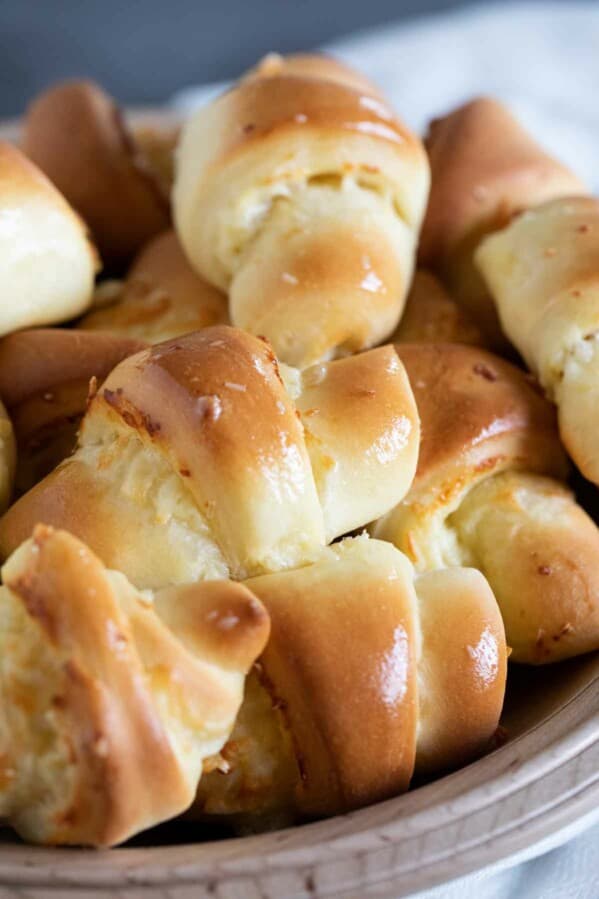 bowl full of Crescent Rolls with Cheese