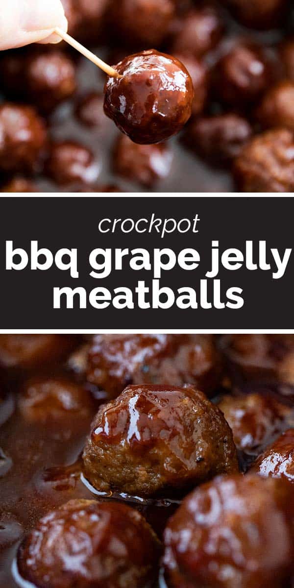Crockpot BBQ Grape Jelly Meatballs Taste and Tell