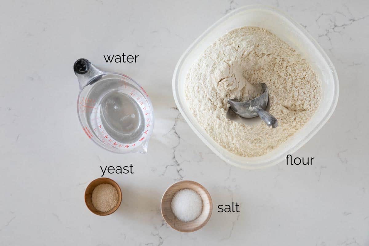 ingredients to make French Bread