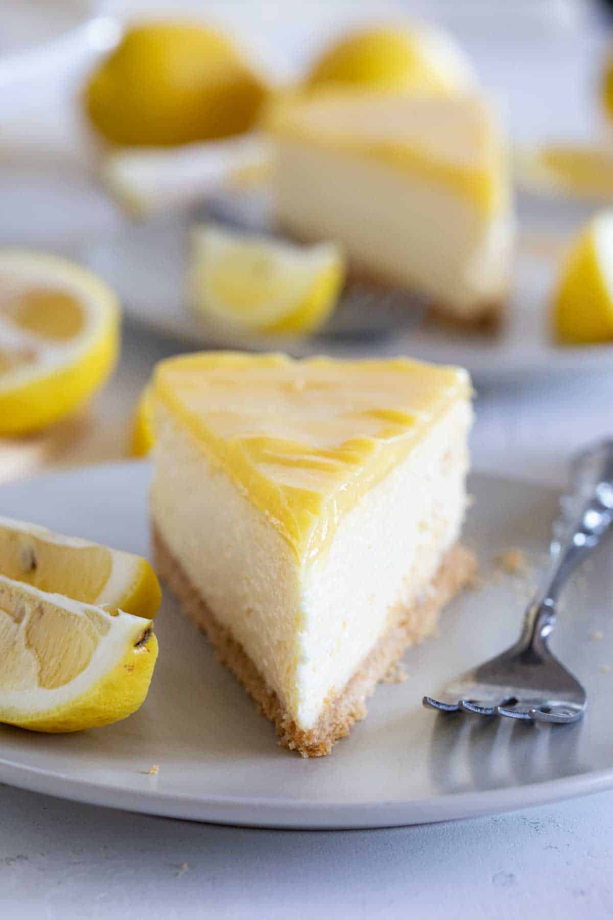 Lemon Cheesecake Recipe - Sally's Baking Addiction