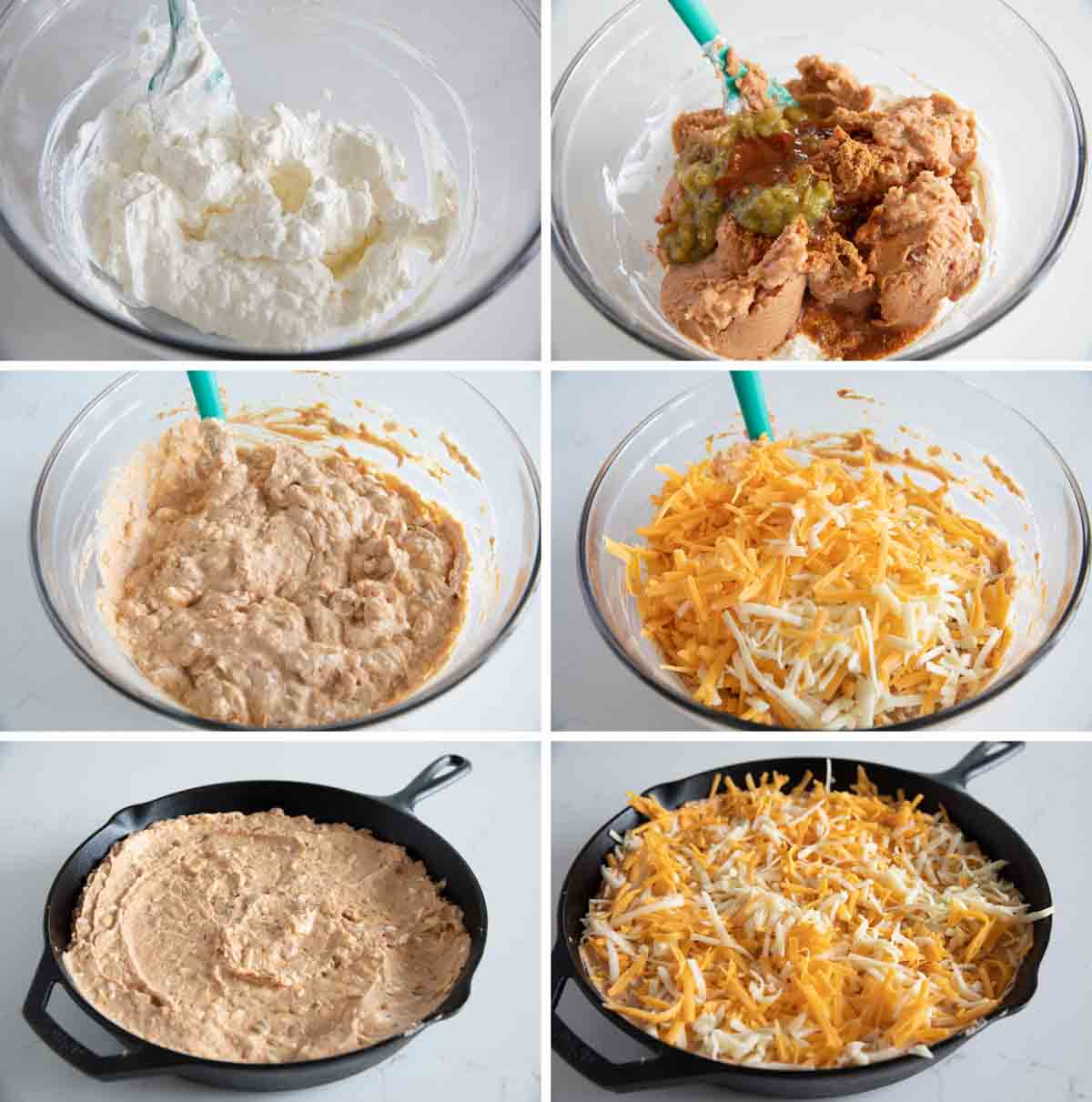 steps to make bean dip