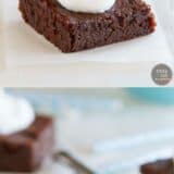 Coconut Flour Brownies with text bar