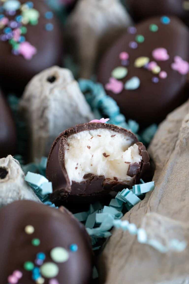 Easter Egg Marshmallow Creme Truffles Taste and Tell