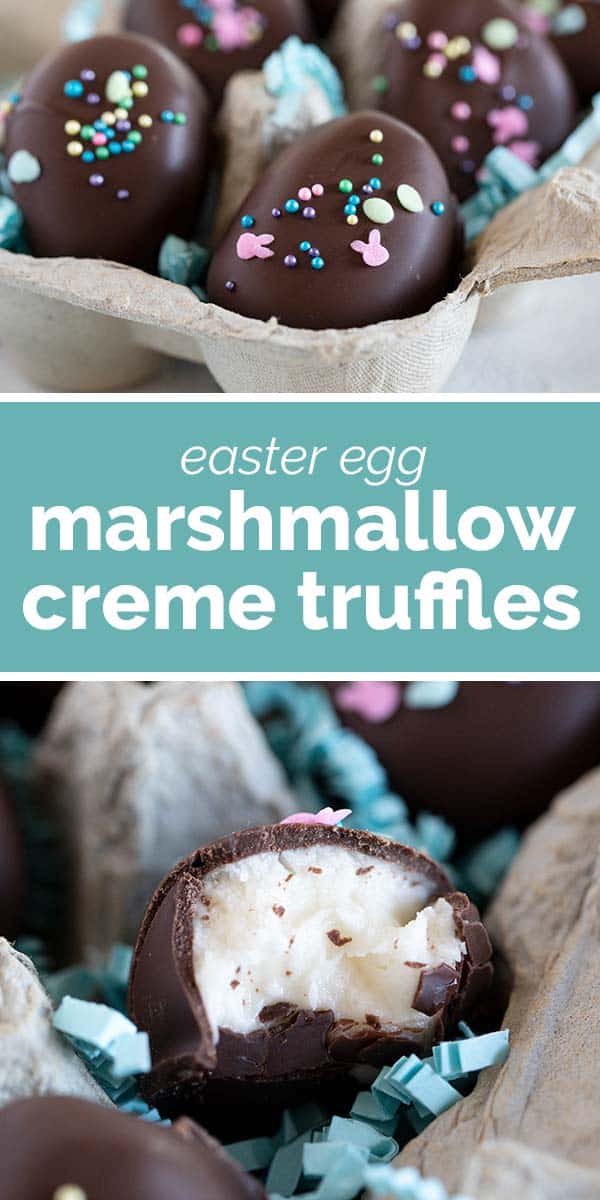 Easter Egg Marshmallow Creme Truffles Taste and Tell
