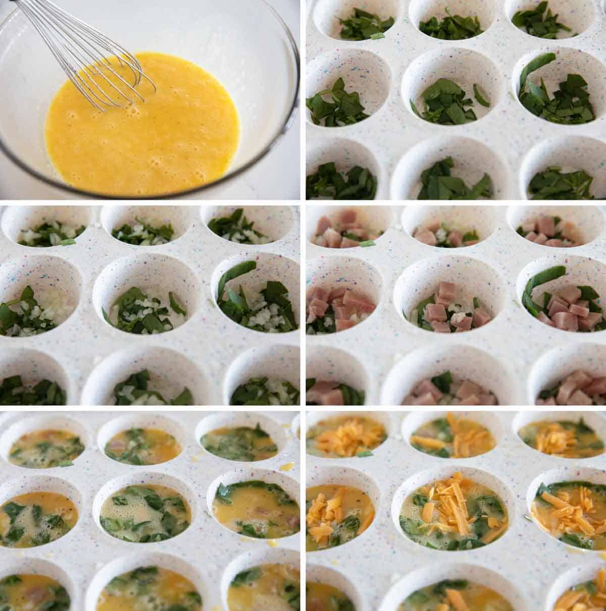 steps to make Egg Muffins