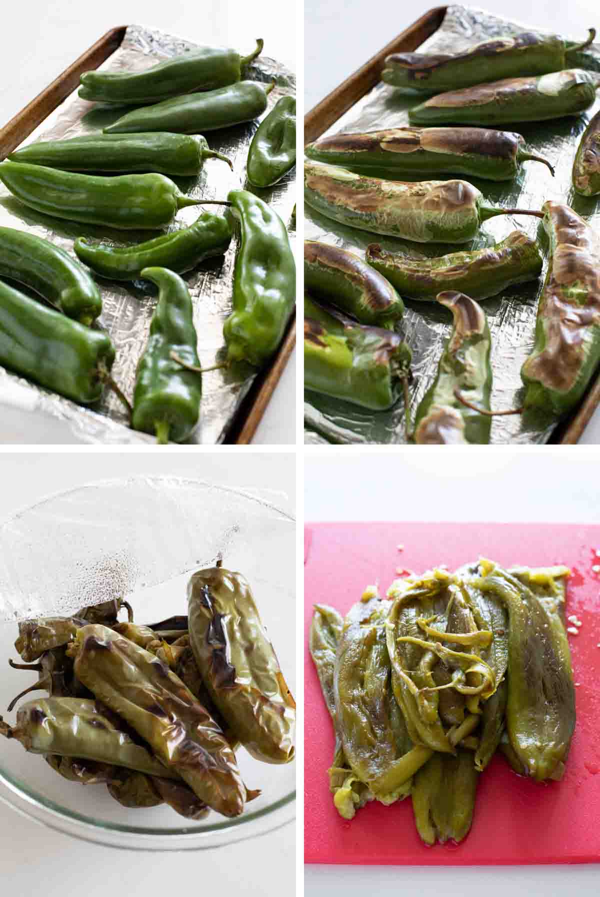 steps to roast chiles