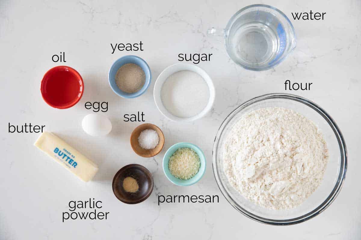 ingredients for breadsticks recipe