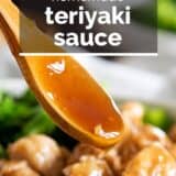 Teriyaki Sauce with text overlay