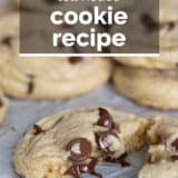 Toll House Cookie Recipe with text overlay