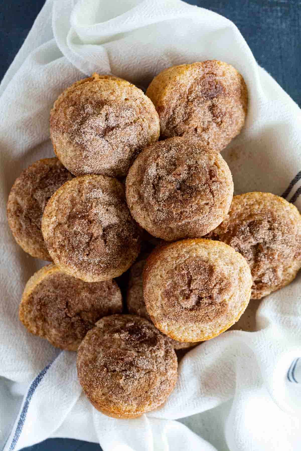 bowl filled with Cinnamon Muffins