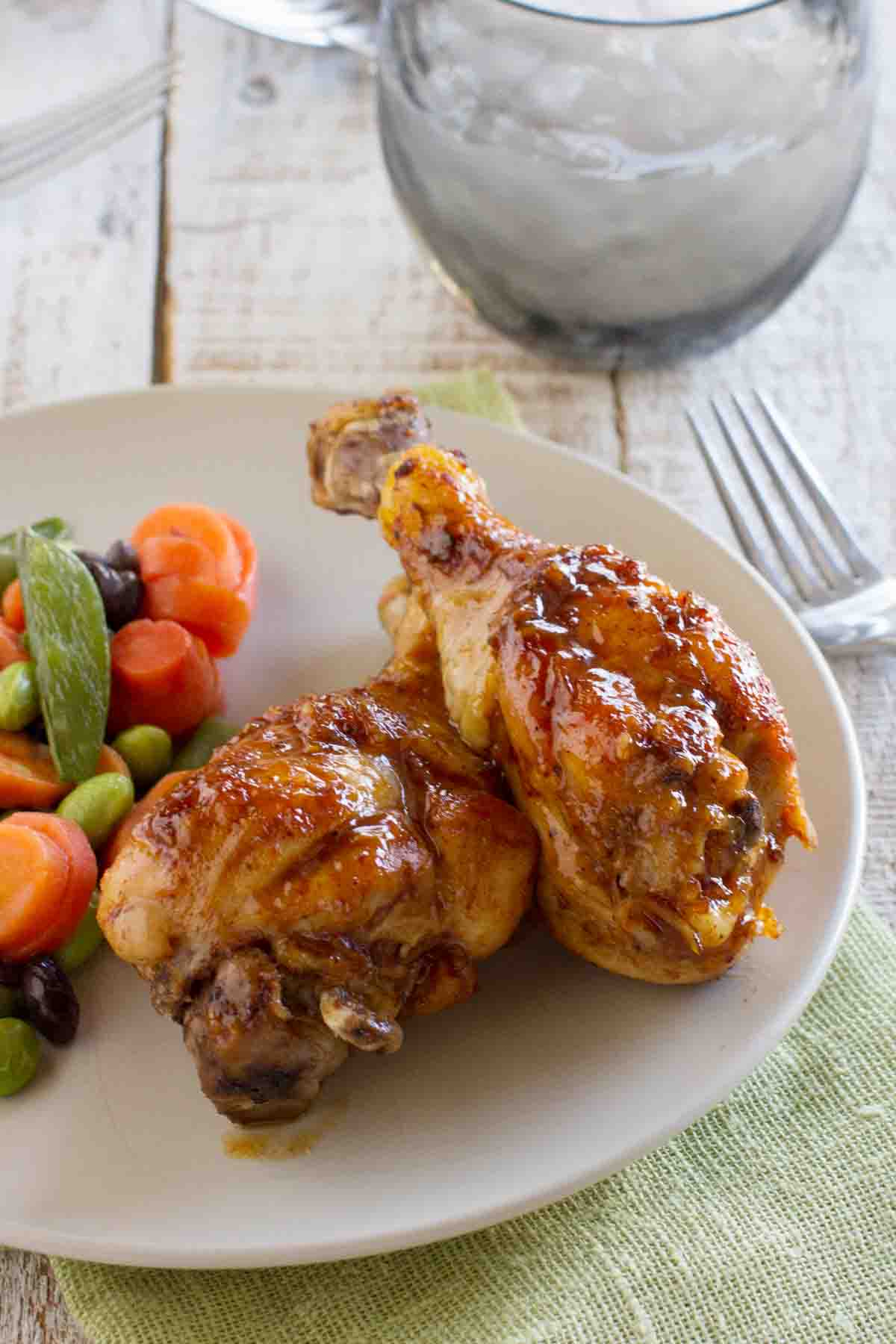 Honey Balsamic Chicken with vegetables