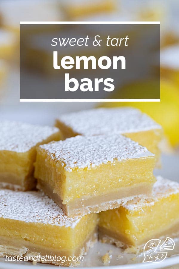 Homemade Lemon Bars Taste and Tell