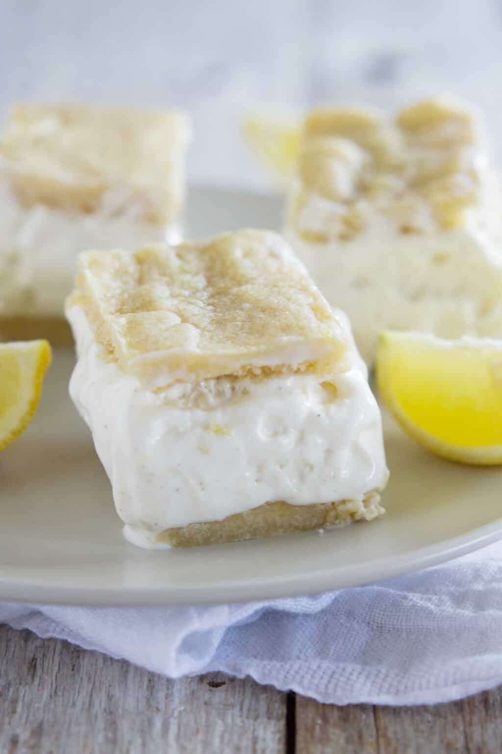 Lemon Ice Cream Sandwiches Taste and Tell