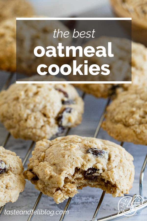 Oatmeal Cookies Taste and Tell