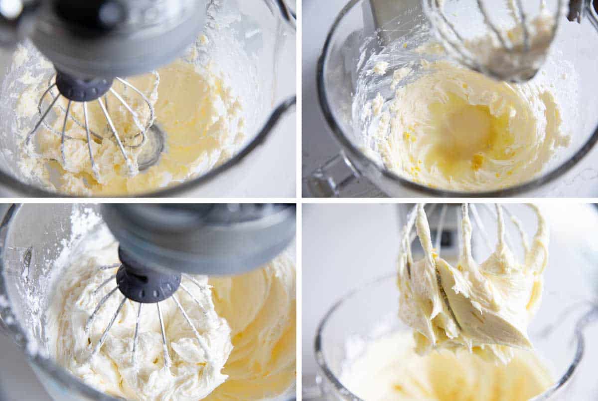 steps to make lemon buttercream frosting