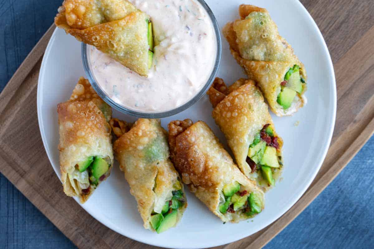 Avocado Egg Rolls - Easy Peasy Meals