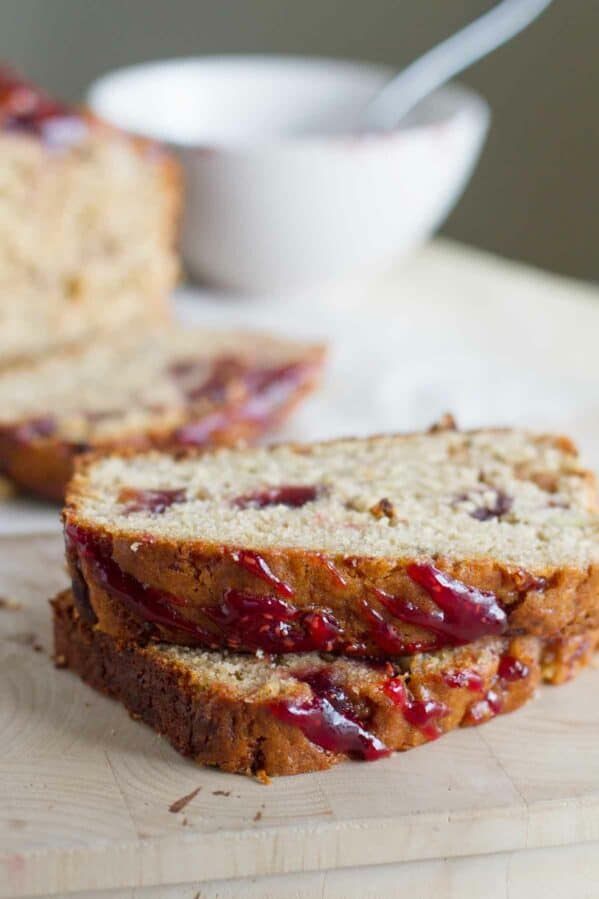 Peanut Butter and Jelly Banana Bread Recipe Taste and Tell