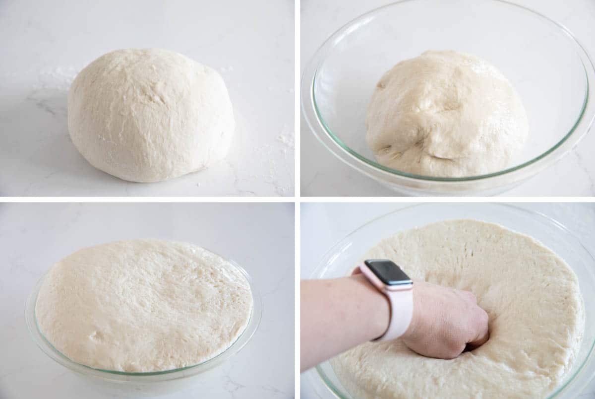 rising dough for potato bread