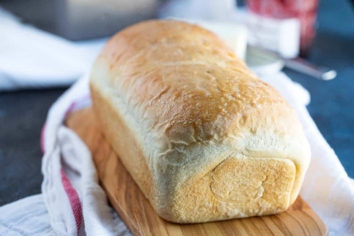 full loaf of potato bread