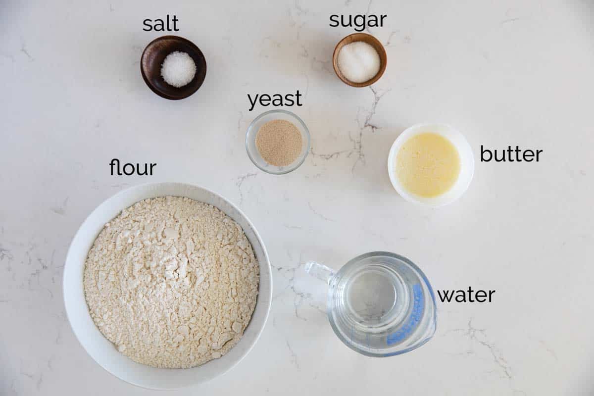 ingredients needed to make Peasant Bread