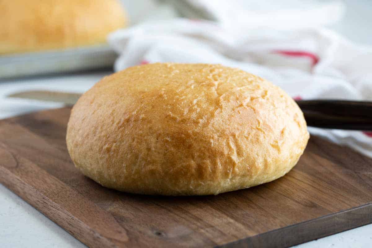 loaf of baked Peasant Bread